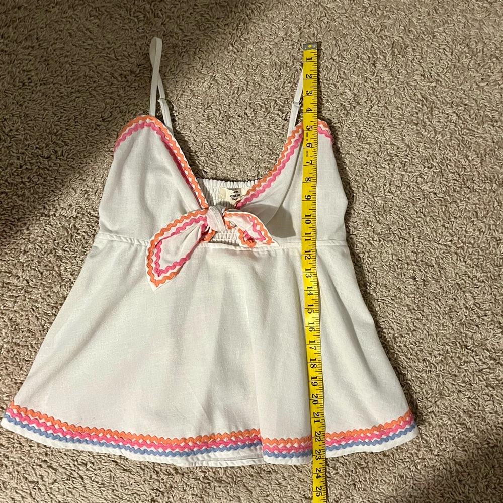 Entro White Tank Top - Picture 3 of 5